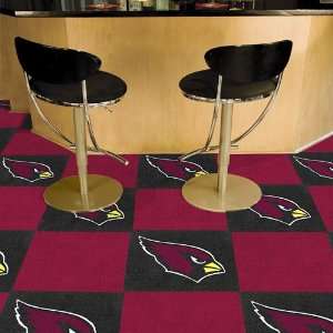 Fanmats Arizona Cardinals Team Carpet Tiles: Sports 