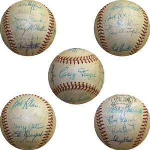 1964 New York Mets Signed Team Baseball 