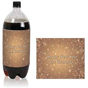  Twinkle Stars Personalized Soda Bottle Labels   Qty 12 