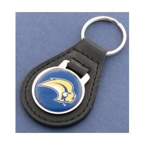 Buffalo Sabres Dark Blue Leather Keychain  Sports 