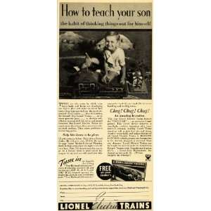   Trains Vintage Model RR Chugger   Original Print Ad: Home & Kitchen