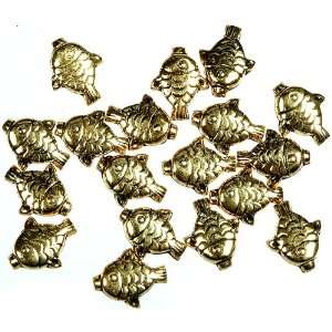  Gold Plated Fish (Price Per 4 Pcs)   Sterling Silver 