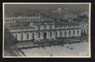 SANTIAGO, CHILE ~ LA MONEDA PALACE OVERVIEW ~ REAL PHOTO PC used 1958 