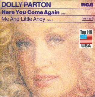 Single DOLLY PARTON Here You Come Again (1977)GERMANY  