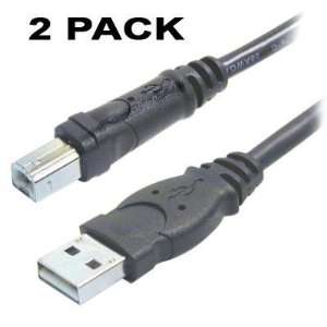 Two Pack Belkin F3U133 10 Hi Speed USB 2.0 Cable (10 Feet 