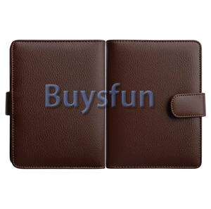 Brown LEATHER CASE COVER WALLET W/ Slots for Card Paper FOR  