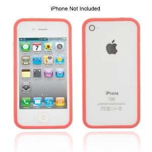  iPhone 4S Bumper Case Pink Color With Metal Buttons 