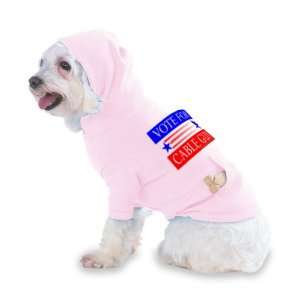 VOTE FOR CABLE GUY Hooded (Hoody) T Shirt with pocket for your Dog or 