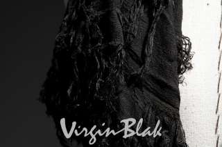 vb HOMME Grunge Cotton Scarf BLACK, PINK, GREEN 3ZR  