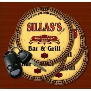  SILLAS Family Name Bar & Grill Coasters