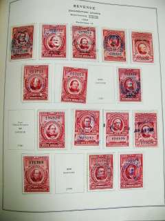 US Stamps Revenue Choice Early Collection Cat $12,000  