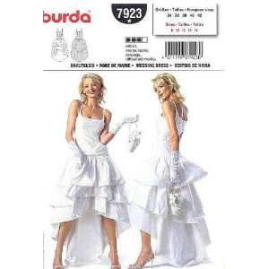 Burda Wedding Dress Pattern 7923 (sizes: 8 10 12 14 16):  