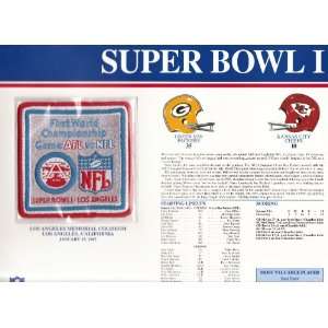  1966 Green Bay Packers/ Kansas City Chiefs Super Bowl 1 (I 