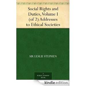   to Ethical Societies Sir Leslie Stephen  Kindle Store