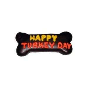  Happy Turkey Day Dog Bone Treat