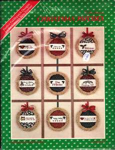 Craft Books: #1520 Christmas Patches Cross Stitch Kit  