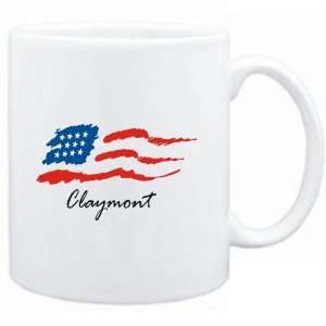 Mug White  Claymont   US Flag  Usa Cities  Sports 