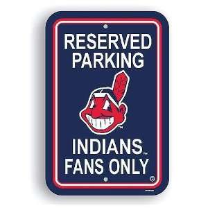  Cleveland Indians 12 x 18 Plastic Parking Sign Sports 