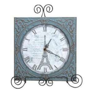  Manual Woodworkers & Weavers Eifel Tower Time Well Spent Clock 