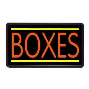  Boxes 13 x 24 Simulated Neon Sign: Home & Kitchen