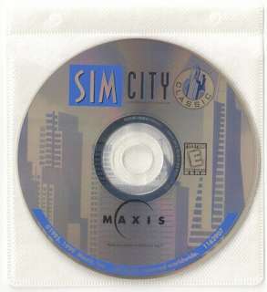 SimCity Sim City PC 1989 w/1Click XP Vista Win7 Install 046357000201 