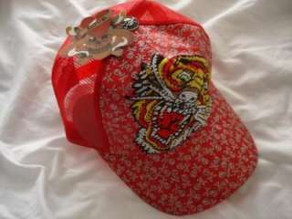 Awesome E. Hardy Style Cap Hat Red Silver Tiger + more Easter Gift 