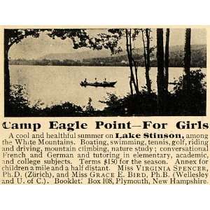   Girls Lake Stinson Grace Bird   Original Print Ad: Home & Kitchen