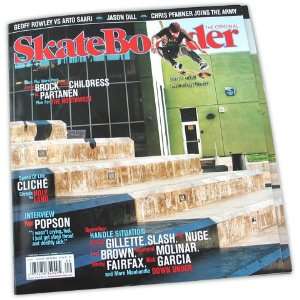  Skateboarder Magazine August/September 2011: Sports 