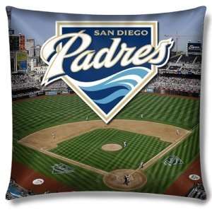  San Diego Padres MLB Photo Real Toss Pillow (18x18 