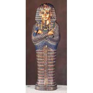 Egyptian King Tut Coffin Plaque   Egypt Pharaoh Figurine Statue Model 