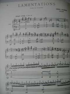 Classical Accordion Sheet Music Virgil Thomson Lament  