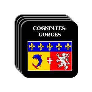  Rhone Alpes   COGNIN LES GORGES Set of 4 Mini Mousepad 