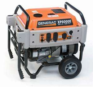 Generac Portable Generator XP Series 8000 Watts Electric Start Generac 