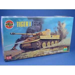 Airfix 172 Toy Soldiers WWII German Tiger I Tank Toys 