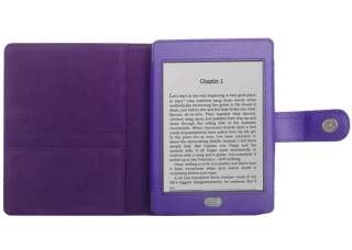 Genuine Leather Case pouch cover jacket for Kindle Touch 6 inch PUR 