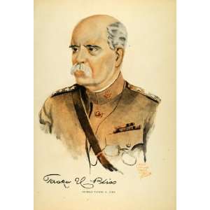  1919 Print WWI American Army Chief Staff General Tasker H 