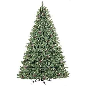   Fir Pre Lit 9 Ft High Frosted Christmas Holiday Tree: Home Improvement