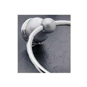  Taymor Aztec Collection Towel Ring, Satin Chrome Finish 