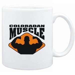  Mug White  Coloradan Muscle  Usa States Sports 