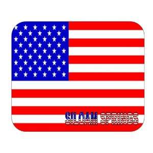  US Flag   Siloam Springs, Arkansas (AR) Mouse Pad 
