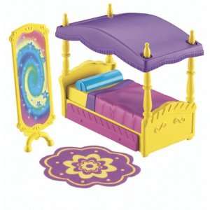  Dora Deluxe Dollhouse Furniture   Bedroom Toys & Games