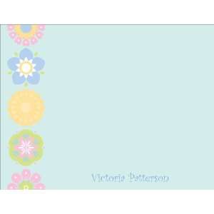  Five Flowers Aqua Note Cards: Everything Else