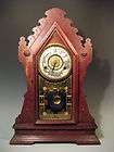 new haven clock co 8 day clyde striking alarm mantle