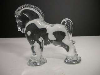 Heisey Figural Animal Clydesdale Clear Crystal 7 1/4T  