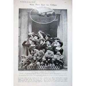  1905 Ladies Mannequins Paris Watching Eclipse Women