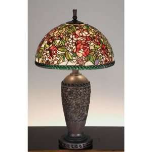  MY 14869   Meyda Tiffany 28in H Romance Rose Table Lamp 