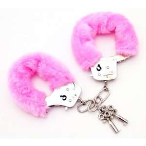  Fuzzy Fur Love Cuffs   Pink