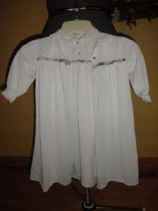 Little girls nightgown & robe sheer blue nylon lace ribbon trim Her 
