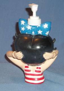 BETTY BOOP SOAP DISPENSER WORKS AND IS CUTE  