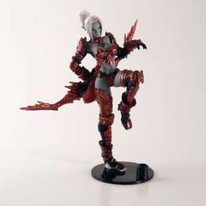  Lineage II Gashapon Miniature Figure   Red Outfit Toys 